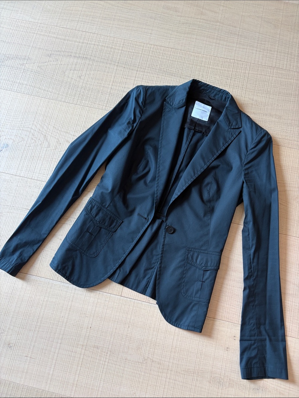 CNC Costume National Black Single-Button Women's Blazer